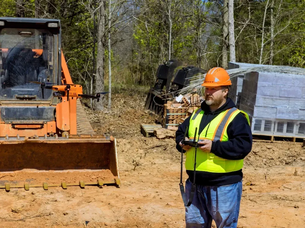 Land clearing crew site assessment safety gear near Hayden Coeur d'Alene area